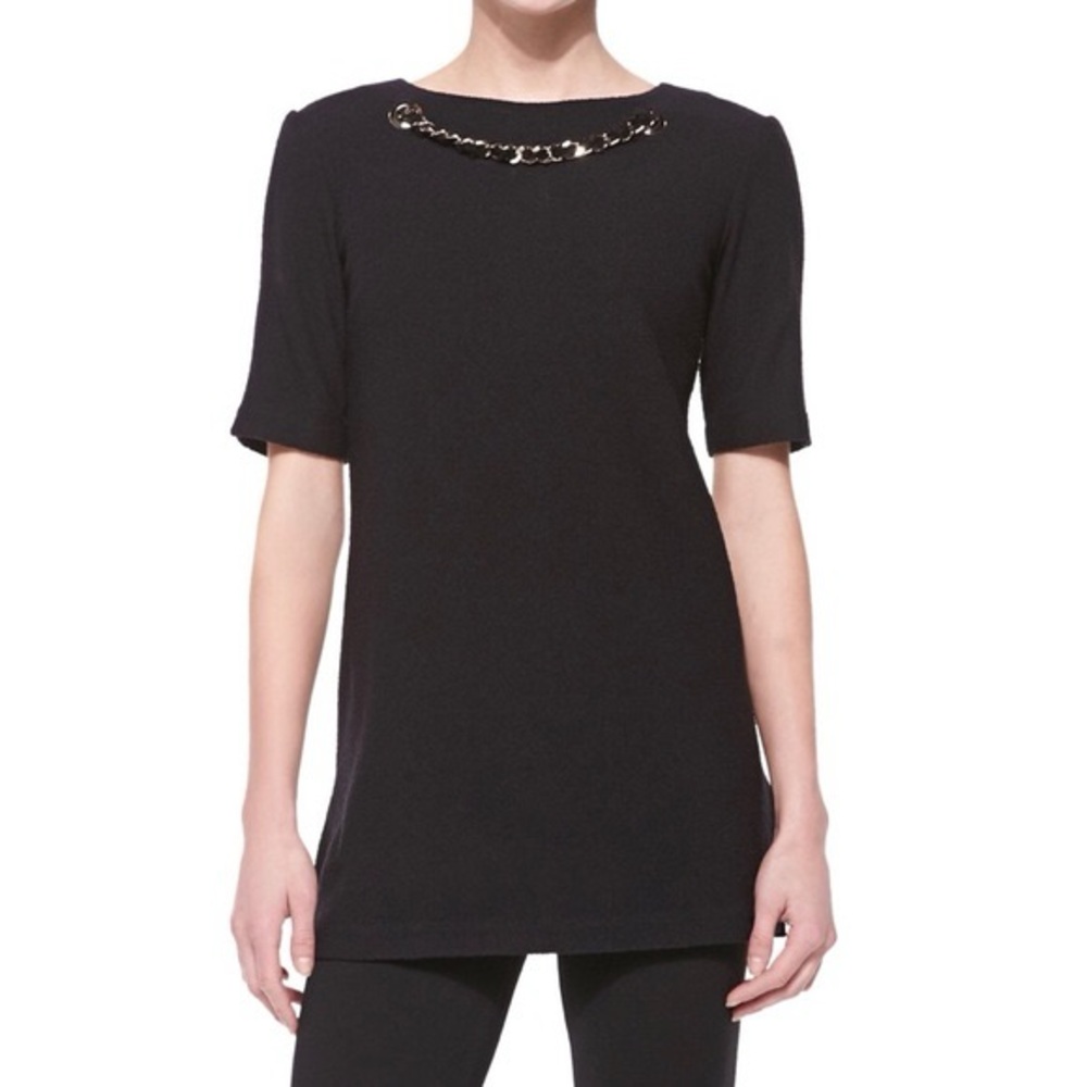 ST.JOHN wool blend knitted fabric top size S pristine condition